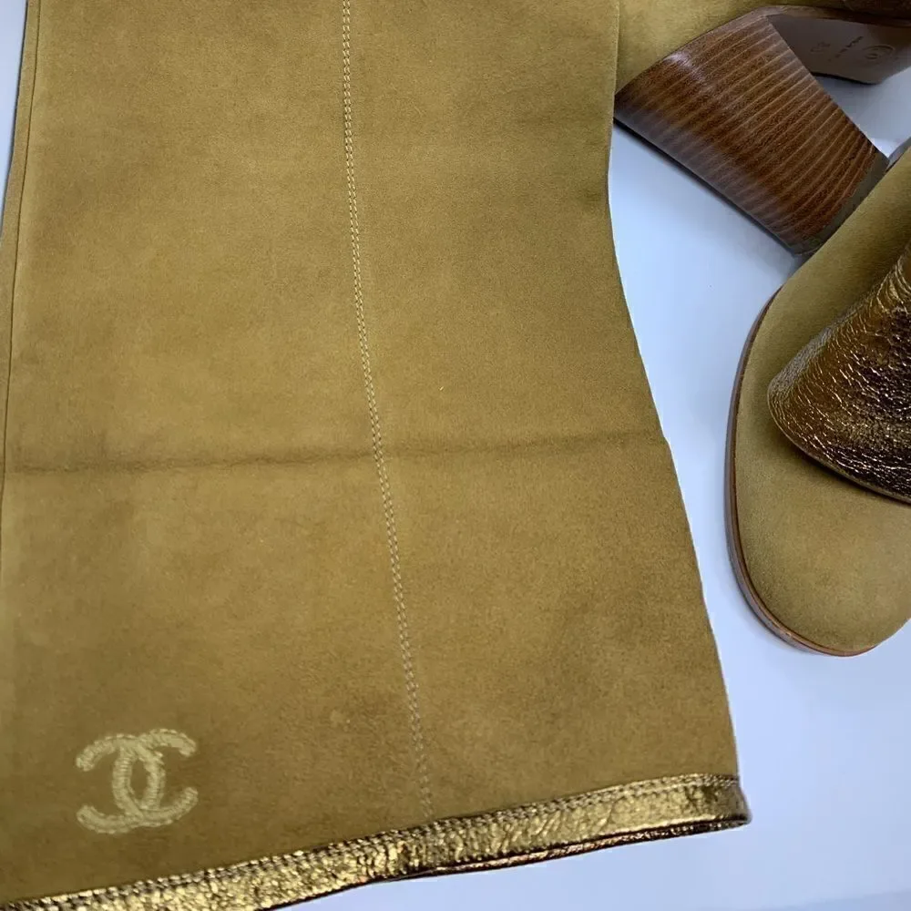 CHANEL thigh high boots | 38 EU |